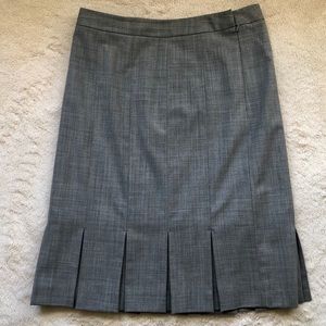 Lands’ End Gray Pencil Skirt.